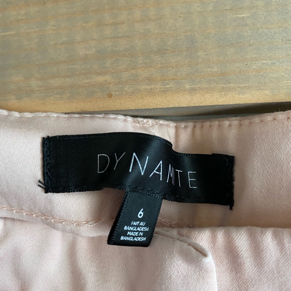 Light Pink Crop Dress Pants - Picture 3 of 3